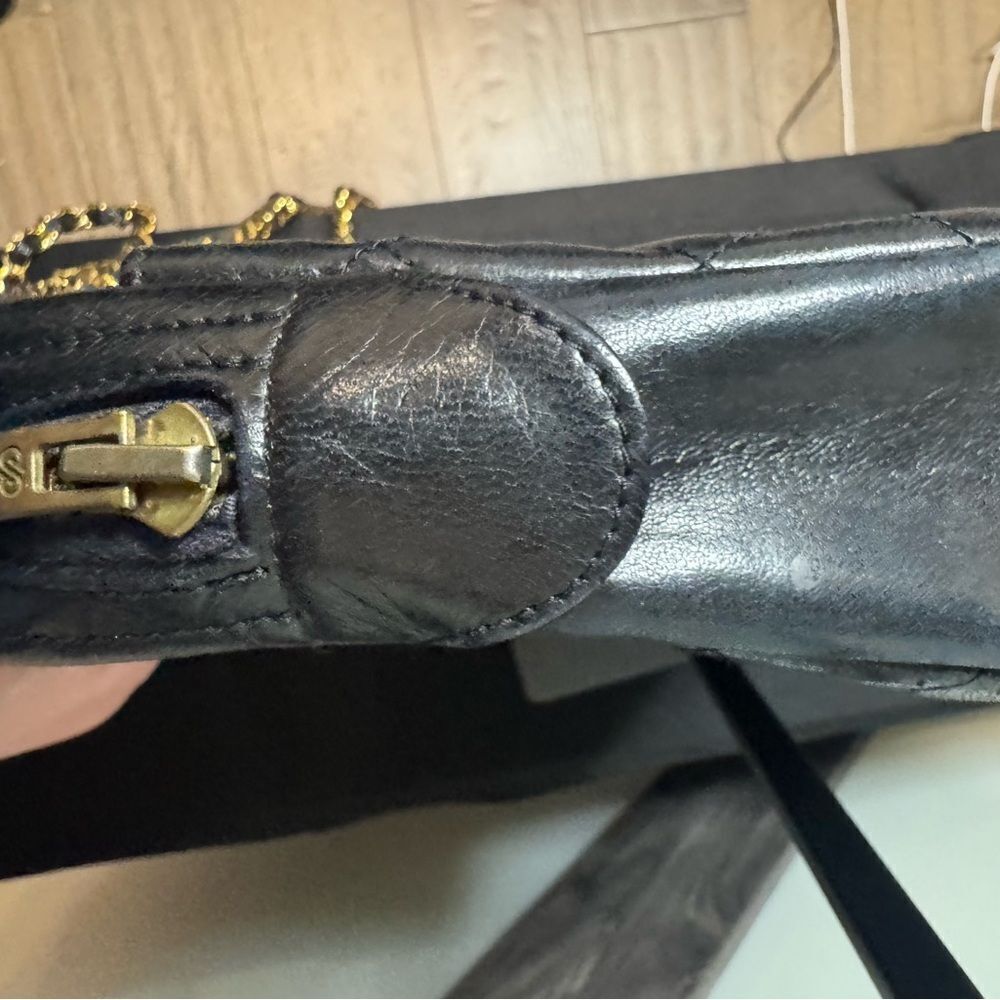 Vintage CHANEL Double Chain Matelasse Quilted Bag - Picture 15 of 16